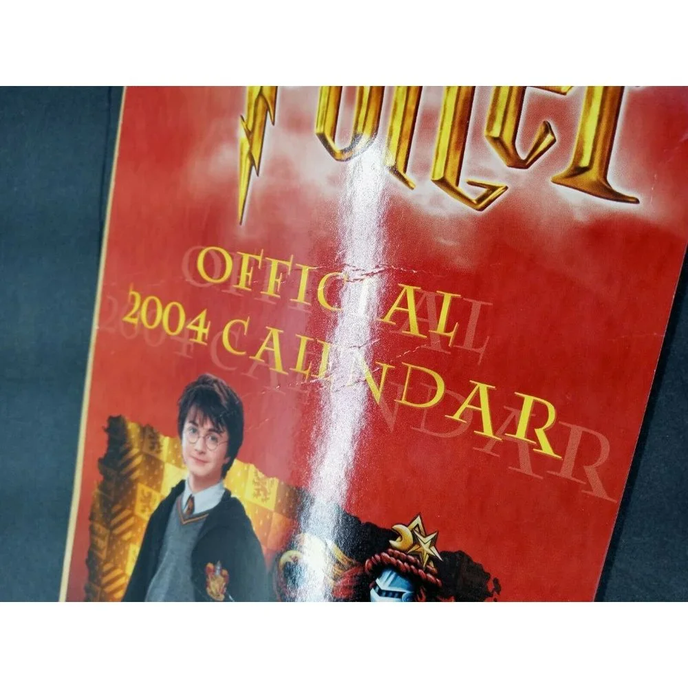 Harry Potter Long 2004 Wall Calendar From UK Vintage 16.5
